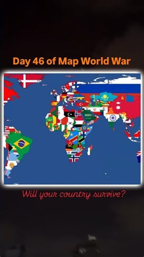 Day 46 of Map World War🌏. #foryou #explore #geography #map #world #war #comment #country #fyp