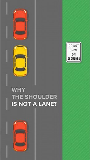 Why You SHOULD NOT Drive on the Shoulder! 🚫🚒