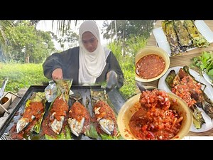 IKAN BAKAR CICAH AIR ASAM PADUU KAW | |SEDAP DAN WANGI MCAM KAT KEDAI .. Grilled Fish