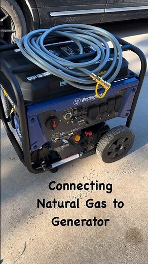 Connecting a Westinghouse Generator to Natural Gas Meyer! WGen9500tf full review to come!!