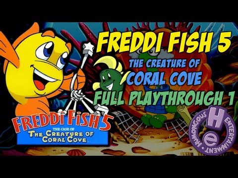 Freddi Fish 5: The Creature of Coral Cove | Map Route | Full Game Playthrough 1