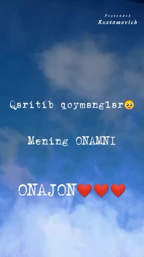 Ota-Ona Haqida Rasmli Statuslar - O'zbekiston Muhabbati