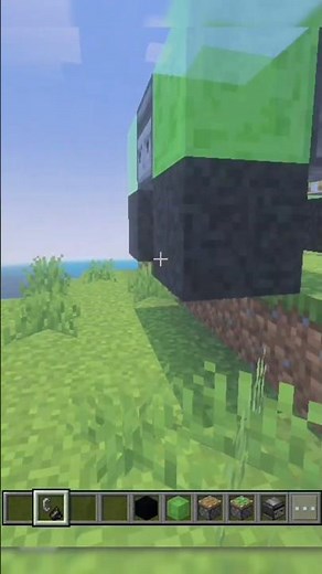 How To Make A Working CAR In Minecraft Bedrock #minecraft #shorts