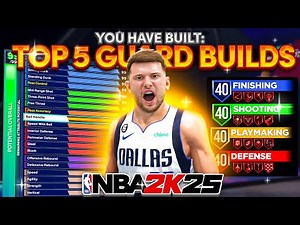 TOP 5 BEST GUARD BUILDS on NBA 2K25! Maximize Your CAP BREAKERS! (SEASON 2)