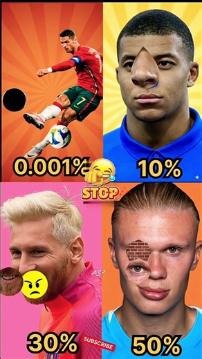 GOAT Stop Challenge🐐– Can You Stop? | Ronaldo | Messi | Neymar | Mbappé #stopchallange #stopmotion