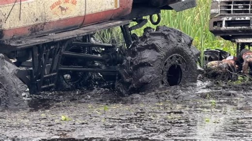 9.2K views · 76 reactions | Gas, grass or digging out the axles…no one rides for free  #redlineoffroad #trucksgonewild #mudtruck #fordmegatruck #mud | Redline Offroad FL | Facebook