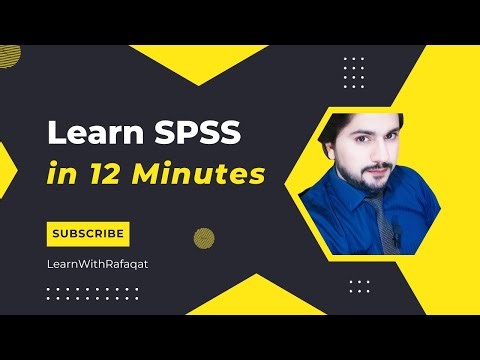 learn SPSS in 12 Minutes!