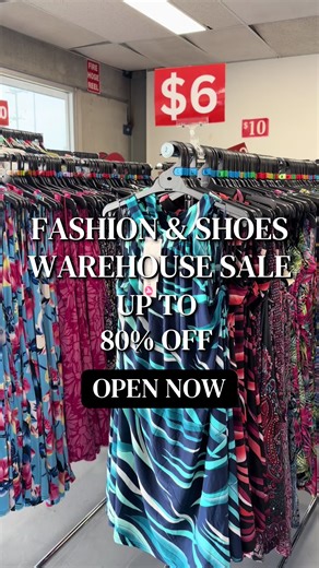 Sale continues 🍒 Ladies fashion & shoes warehouse sale prices Nothing over $10 at 2/151 Dohertys Rd, Laverton North VIC 3026 this Thursday, 12th to Sunday 15th Feb 10-4pm. 👚 Womenswear, kidswear, menswear, sleepwear and footwear 🏷️ Up to 80% off RRP! Buy 10 items at $10 each and only pay $90 for 10 items . 📐 Sizes: Ladies 8-24, Mens S-3XL, Kids 0-16 🗓 Friday, 13th Feb 10-4pm 🗓 Saturday, 14th Feb 10-4pm 🗓️ Sunday, 15th Feb 10-4pm 📍 Address: 2/151 Dohertys Road, Laverton North VIC 3026. 📒