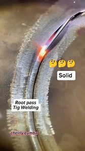 Tig Welding root pass process solid #reelsfypシ #reelsviralシ #fypシ゚ #welding #tigwelding #welder #weld #construction #highlight #followersシ゚ | Cheirly Lumba