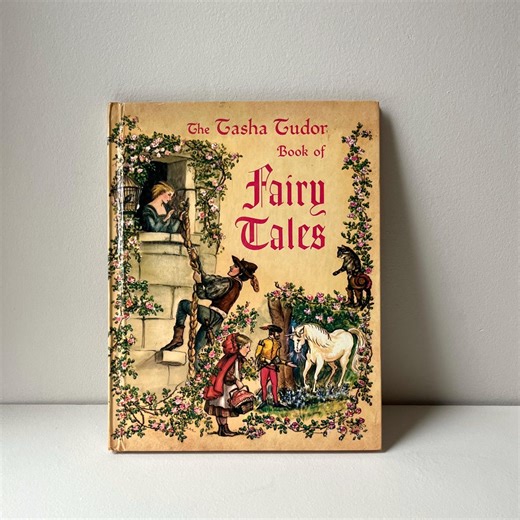 Vintage Large Hardcover 1969 Tasha Tudor Book of Fairy Tales, Full-page Color Illustration, 12 Children's Stories Andersen, Perrault, Grimm - Etsy