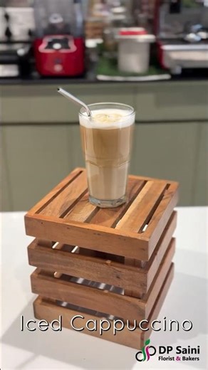 Beat the heat with our New Iced cappuccino ✨🤩 #cappuccino #icedcoffee #faridabadevents