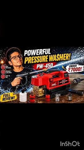 💦 Powerful Pressure Washer Machine Review! #Shorts