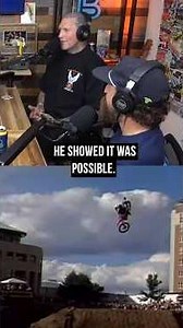 First ever back flip on a dirt bike ? #podcast #actionsports out now on the Bonifay banter