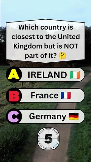 99% Get This Wrong 😳 Closest Country to UK? 🇬🇧