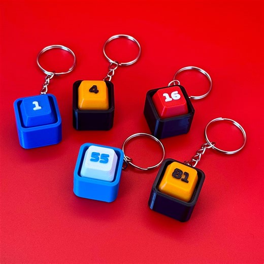 Formula 1 Keychain With Driver Number, Clicky Mechanical Keyboard Fidget Keycap for F1 Fans, Formula 1 Gift, Mclaren F1, Red Bull Racing - Etsy