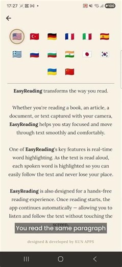 Your phone can read everything out loud 🎧 | EasyReading TTS App #shorts