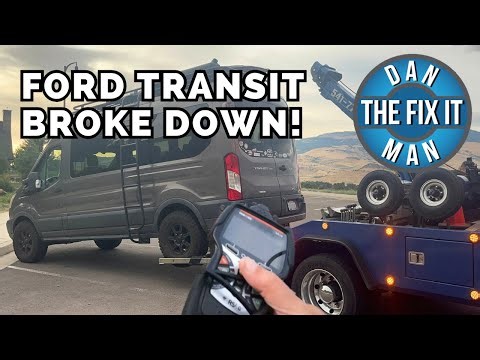 2016 Ford Transit Van Broke Down! Left Us Stranded! Replaced Fuel Pump in Parking Lot! Innova 5610