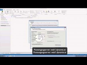 Outlook 2013 IMAP Konto einrichten