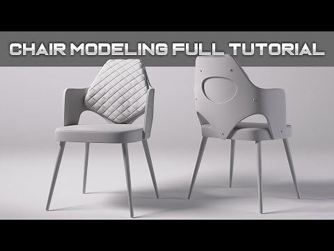 Furniture Modeling: Modern Chair in 3ds Max #modeling #tips #furniture