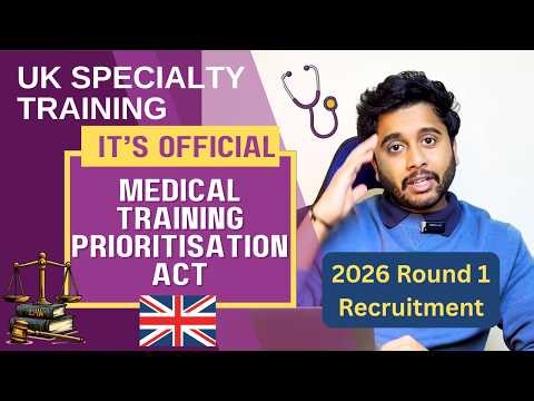 UK Specialty Training Priority Law 2026 | Explained