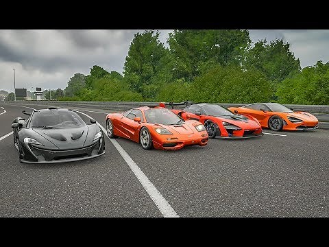 Forza 7 Drag Race! - Mclaren P1 VS Mclaren Senna VS Mclaren 720S VS Mclaren F1 - Rolling/Standing!