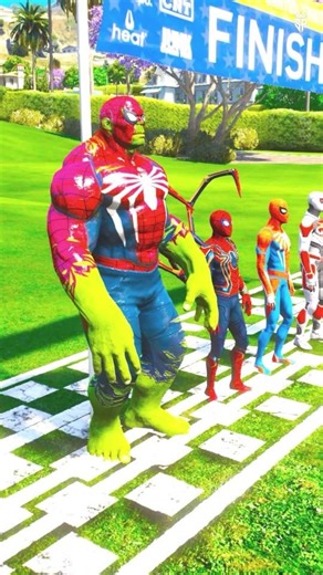 AVENGERS SUPER HEROS POWERFUL SUPER JUMPING CHALLENGE 🥺| Part 37