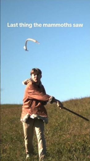 This is the atlatl or spear thrower! #history #atlatl #spearthrower