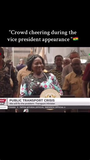 Crowd Cheering During Vice President's Appearance