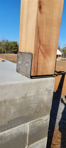 Heavy Duty Steel Timber Frame Post Anchors - Etsy