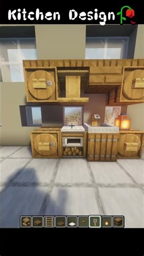 Build This Modern Minecraft Kitchen Step by Step 🏠🍳 #minecraft #minecraftbuilding#viral #shorts