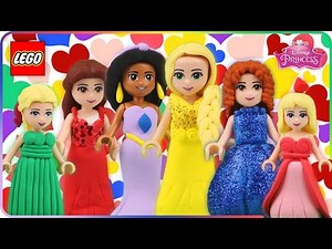 ♥ LEGO Disney Princess Collecting Hearts from Lovely Episodes (Underwater Hearts, Funny Hearts...)