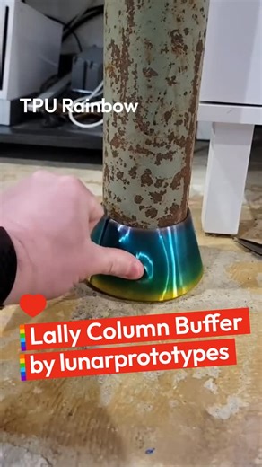 Multicolor Filaments for 3D Printing | This custom lally column buffer is a perfect example of what TPU does best. Soft but strong. Flexible but tough. Huge thanks to... | Instagram
