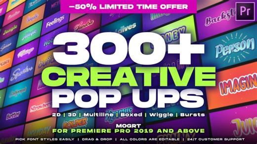 Creative Pop Ups Pack