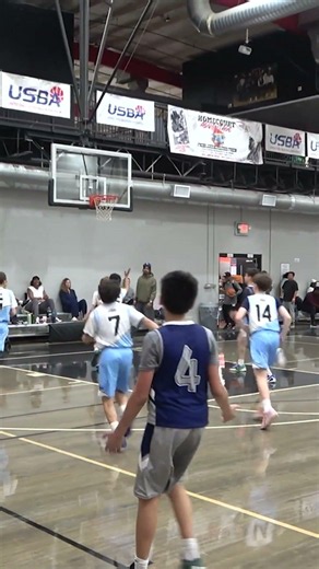 Tytan gets the assist off a crazy layup