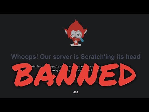 One mistake - banned from Scratch