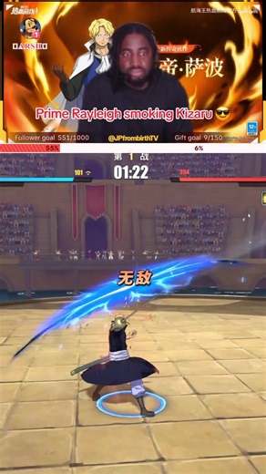 Prime Rayleigh vs Kizaru Highlights from One Piece