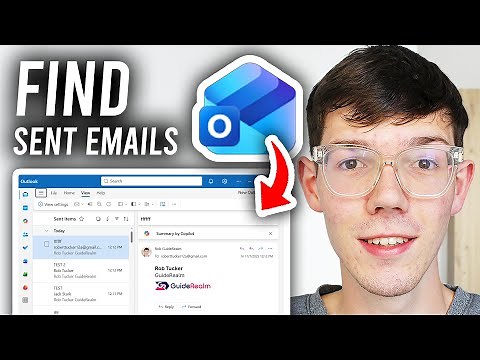 How To Find Sent Emails On Outlook - Step By Step