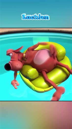 The Funniest Pool Day Ever! #luchien #shorts #shortsfeed