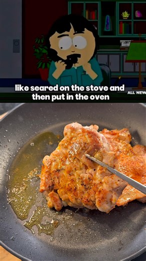 Pan roasted chicken from South Park 🍗#southparkfans #southpark#moviefood #chicken #chickenrecipe