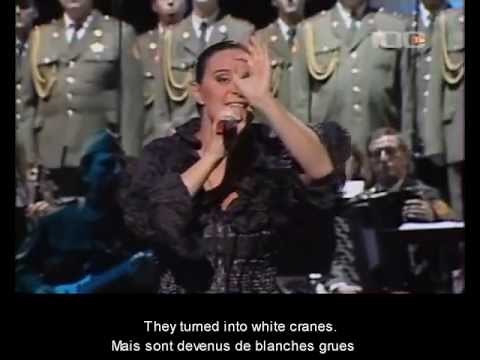 2009 Elena Vaenga - Les grues - the cranes - журавли - GB & FR subtitle