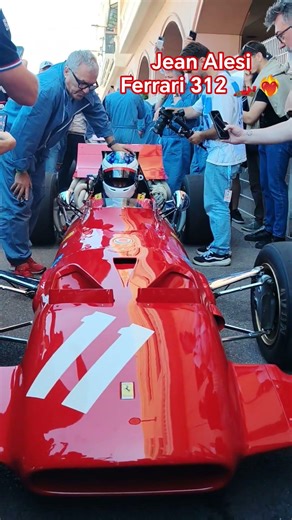 Jean Alesi Ferrari 312 start - Historic Monaco GP 2026