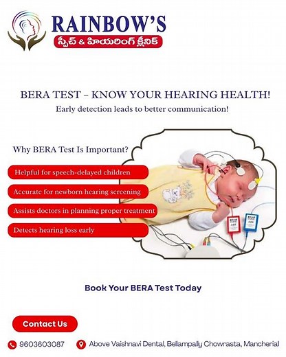 BERA Test Explained | Newborn & Child Hearing Screening | Mancherial Hearing Clinic
