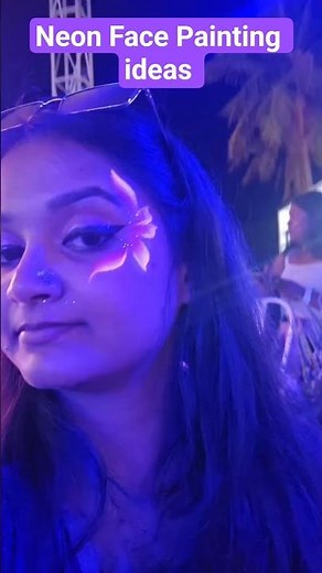 Neon Face Painting Ideas for Kids & Adults | Glow in the Dark Party Art