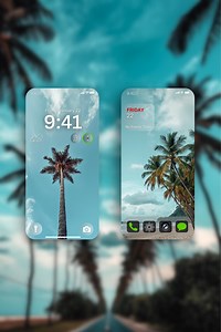 Palm Tree Aesthetic Wallpaper Set | 4K iPhone Android Background | Tropical Beach Phone Backgrounds - Etsy Australia