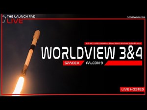 LIFTOFF! SpaceX WorldView 3 & 4 Launch