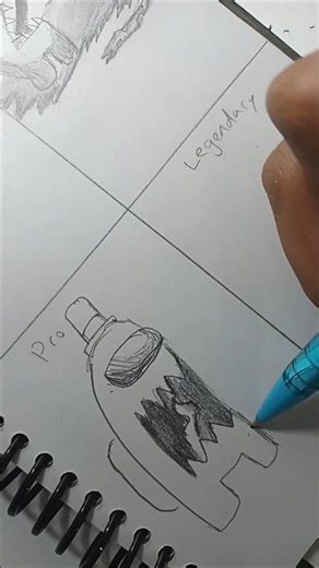 Drawing among us imposter level 1 to 4 #shorts #amongus #drawing