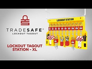 XL Lockout Tagout Station - Industrial Lockout Station