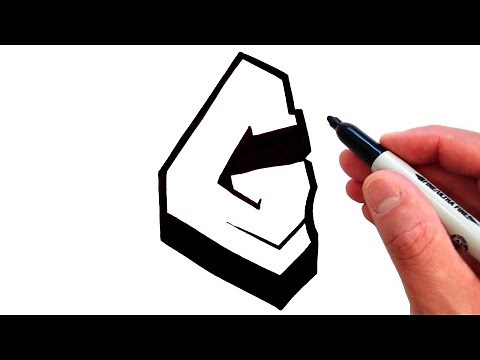 How to Draw the Letter G in Graffiti Style - EASY!
