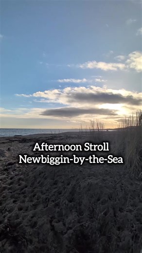 Newbiggin-by-the-Sea is a lovely flat walk along a surfaced prom around 1.5 miles each way (you can make it as long or short as you like). 🧑‍🦽 Suitable for wheelchairs and pushchairs but take care after high winds / stormy weather as sometimes the sand gets washed up onto the path (it was fine today). Beach wheelchair hire available. Plenty of seating along the route. 🚘 We park at Church point behind the Maritime Centre which is free and there's direct access to the prom. Use postcode NE64 6D