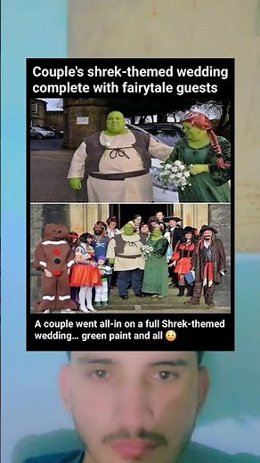 Couple Has a Shrek-Themed Wedding With Fairytale Guests! 🟢